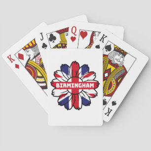 Birmingham Union Jack Sunflower Britse trots Pokerkaarten