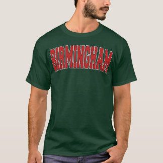 Birmingham Varsity stijl Uk sport vriend T-shirt