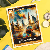 Birmingham, Verenigd Koninkrijk |  schilderij Briefkaart