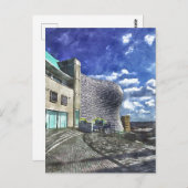 Birmingham Waterverf Style Briefkaart (Voorkant / Achterkant)