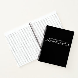 Birminginstanties zijn krachtig - BlackCustom Notitieboek