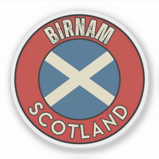 Birnam, Schotland Sticker (Voorkant)
