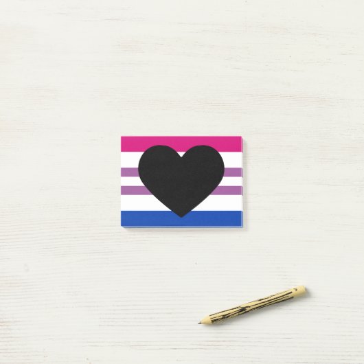 Biromantic Alternate Pride Flag Post-it® Notes (Op bureau)