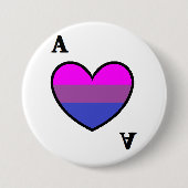 Biromantische Asexual Ace Button (Voorkant)