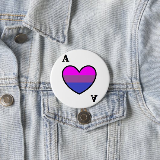 Biromantische Asexual Ace Button (In situ)