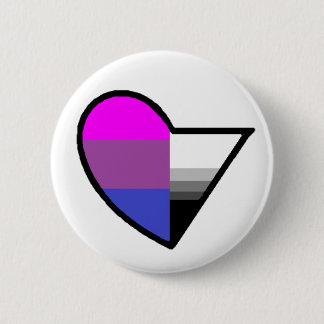 Biromantische demiseksuele Button