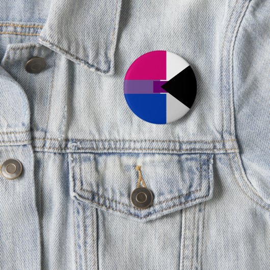 Biromantische Demisexual Pin Ronde Button 5,7 Cm (In situ)