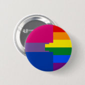 Biromantische Homoseksuele Pin Ronde Button 5,7 Cm (Voorkant /achterkant)
