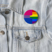 Biromantische Homoseksuele Pin Ronde Button 5,7 Cm (In situ)