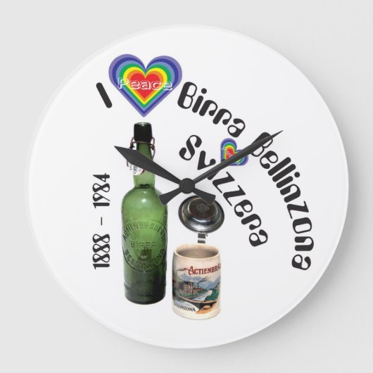 Birra Bellinzona Svizzera Grote Klok (Voorkant)