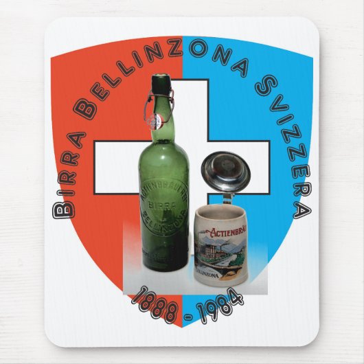 Birra Bellinzona Svizzera Mauspad Muismat (Voorkant)