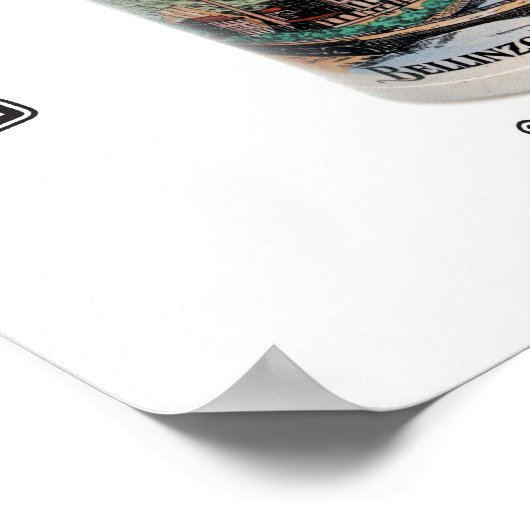 Birra Bellinzona Svizzera Poster (Hoek)