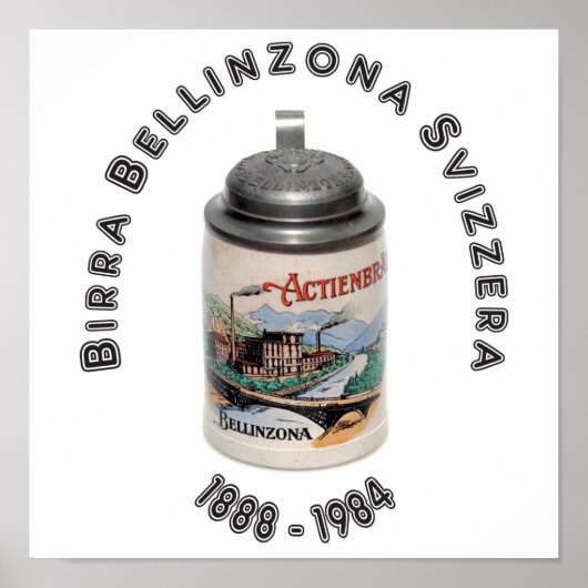 Birra Bellinzona Svizzera Poster (Voorkant)