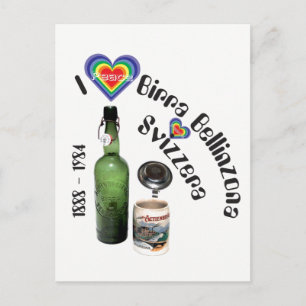 Birra Bellinzona Svizzera Postkarte Briefkaart