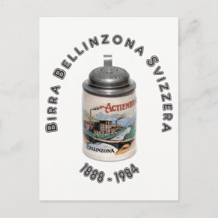 Birra Bellinzona Svizzera Postkarte Briefkaart