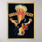 Birra Itala Pilsen Poster (Voorkant)