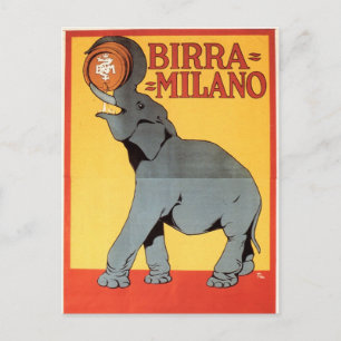 Birra Milano  Elephant Briefkaart