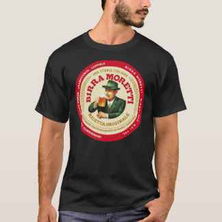 Birra Moretti Ricetta Originale beer logo Classic  T-shirt