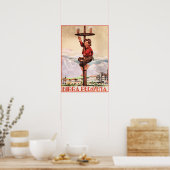 BIRRA PEDAVENA 1920  Italiaans bier Advert Poster (Keuken)