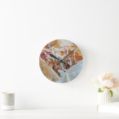 Birrito Cheese Funny Food Background Ronde Klok (Huis)