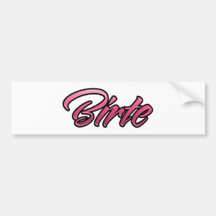 Birte faded Aufkleber Sticker