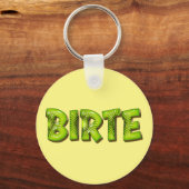 Birte Name Kiwi Design Schlüsselanhänger Sleutelhanger (Voorkant)