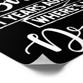 Birth 21 Years Ago Where's My Drink 21st Birthday Poster (Hoek)