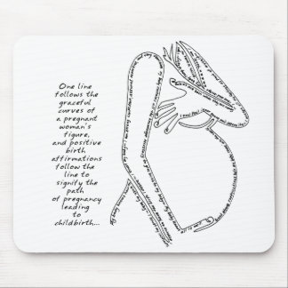 Birth Affirmations Mousepad Muismat