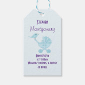 Birth Announcement Baby Bird Cadeaulabel (Voorkant)
