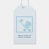Birth Announcement Baby Bird Cadeaulabel (Achterkant)