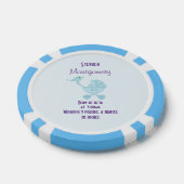Birth Announcement Baby Bird Pokerchips (Enkel)