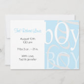 Birth Announcement Baby Boy Aankondiging (Achterkant)