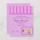 Birth Announcement Baby Girl Aankondiging (Voorkant / Achterkant)