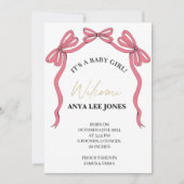 Birth announcement card for a baby Newborn Kaart (Voorkant)