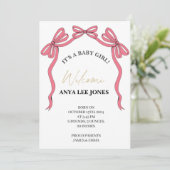 Birth announcement card for a baby Newborn Kaart (Staand voorkant)