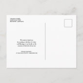 Birth Announcement Hello World Photo Collage Aankondigingskaart (Achterkant)