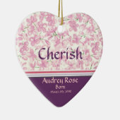 Birth Announcement Ornament (Rechts)