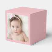  Birth Announcment Personalize 8 Photo christmas Bedankdoosjes (Achterkant)