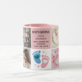 Birth Announcment Personalize 8 Photo christmas  Mok