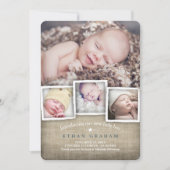 Birth Announounding, de baby van het zoete land Bu Aankondiging (Voorkant)