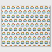 Birth Blessing Birth Mirakel van Bright Rainbow Ba Cadeaupapier (Vlak)