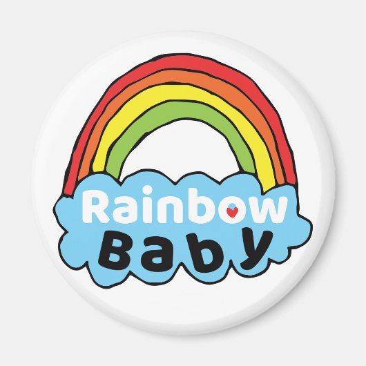 Birth Blessing Birth Mirakel van Bright Rainbow Ba Magneet (Voorkant)
