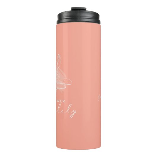 Birth day Gift Monogram Thermosbeker (Voorkant)