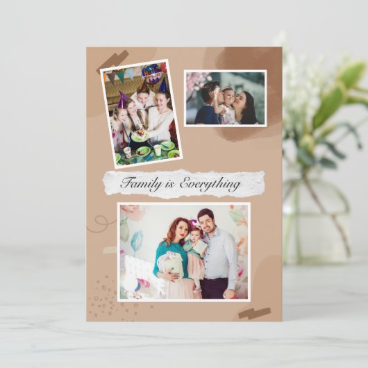 Birth Day Invitation Kaart (Staand voorkant)