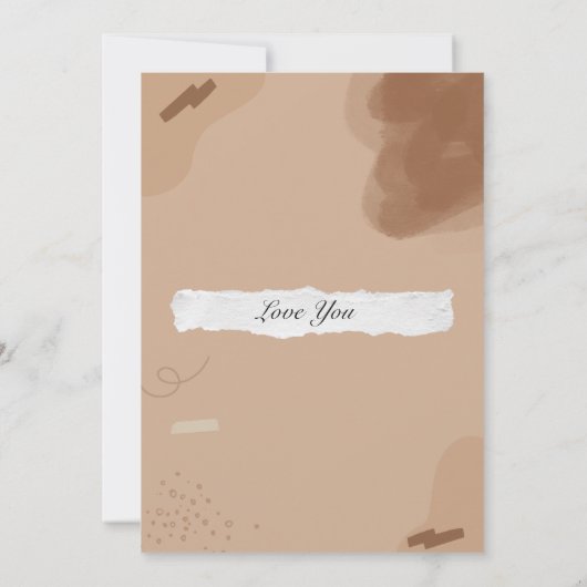 Birth Day Invitation Kaart (Achterkant)