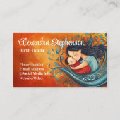 Birth Doula Mother Baby Art Natural Birthing  Visitekaartje (Voorkant)