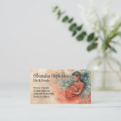 Birth Doula Mother Baby Art Natural Birthing Visitekaartje (Staand voorkant)