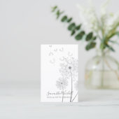 Birth Doula of Midechtgenote Floral Illustration S Visitekaartje (Staand voorkant)