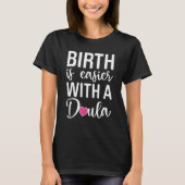 Birth Doula Proud Birth Worker Pregnancy Couch Mid T-shirt (Voorkant)