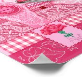 Birth Flower and Gem January Teacup Poster (Hoek)